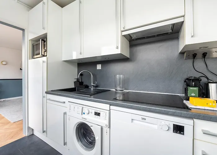 Mid-term L Parc Monceau - Ac & Rooftop Appartement